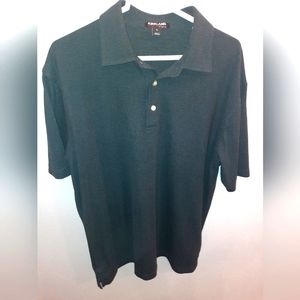 $ Men's XL charcoal gray short sleeve polo excellent used condition